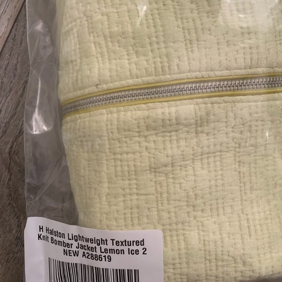 NWT H BY HALSTON LIGHTWEIGHT TEXTURED BOMBER JACKET 2 - Picture 9 of 9